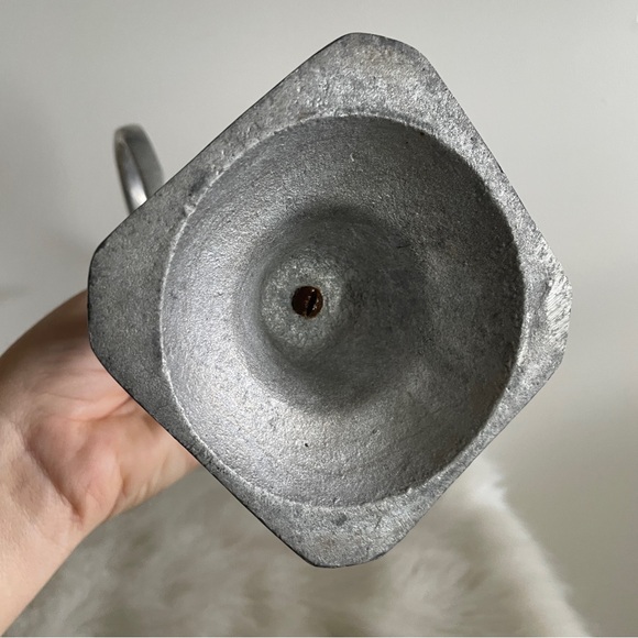 Vintage Linen Holder and Spoon Rest Pair for kitchen or decor Silver Tone - Picture 8 of 9